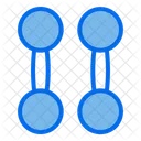 Dumbbell Bodybuilding Gym Icon