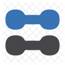 Dumbbell Gym Exercise Icon