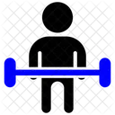 Dumbbell Fit Man Icon