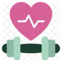 Dumbbell workout  Icon