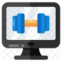 Barbell Gym Tool Gym Equipment Icon