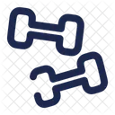 Dumbbells Fitness Gym Icon