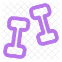 Dumbbells Fitness Gym Icon