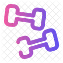 Dumbbells Fitness Gym Icon