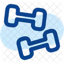 Dumbbells Fitness Gym Icon
