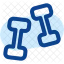 Dumbbells Fitness Gym Icon