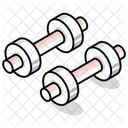 Dumbbells Weights Barbells Icon