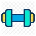 Fitness Gym Equipment Weight Liftng Icon
