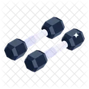 Weightlifting Dumbbells Gym Equipment Icon
