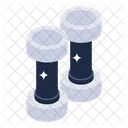 Weightlifting Dumbbells Gym Equipment Icon