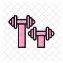 Dumbbells Weight Lifting Fitness Icon
