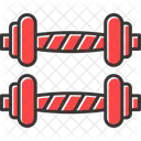 Dumbbells Exercise Fitness Icon