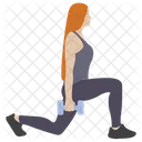 Dumbbells Exercise Push Ups Bicep Muscles Icon