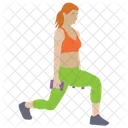 Dumbbells Exercise Push Ups Bicep Muscles Icon
