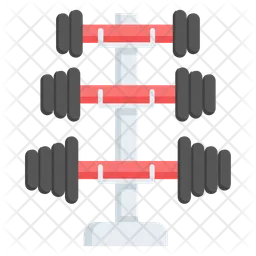 Dumbbells Stand  Icon