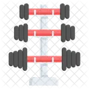 Dumbbell Dumbbells Stand Icon