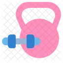 Dumbell Gym Exercise Icon