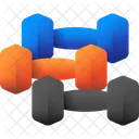 Dumbell Gym Fitness Icon