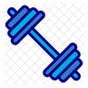 Dumbell Weight Training Body Building Icon