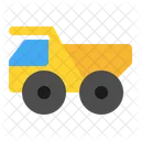 Dump Truck Heavy Equipment Vehicle Icon