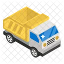 Pickup Truck Dump Truck Trash Container Icon