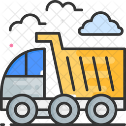 Download Free Dump Truck Icon Of Colored Outline Style Available In Svg Png Eps Ai Icon Fonts