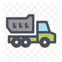 Dump Truck Construction Truck Vehicle Icon