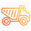 Dump Truck Transport Transportation Vehicle Construction Heavy Icon