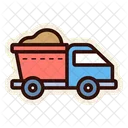 Dump Truck Construction Truck Tipper Truck Icon