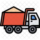 Truck Sand Building Icon