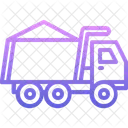 Truck Sand Building Icon