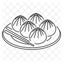 Dim Sum Traditional Chinese Icon