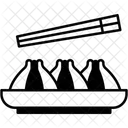 Dumpling Steamed Food Icon