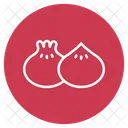 Dumplings Food Meat Icon