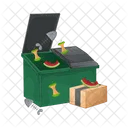 Dumpster Garbage Trash Icon