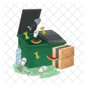 Dumpster Garbage Trash Icon