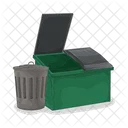 Dumpster Garbage Trash Icon