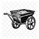 Dungerwagen Schubkarre Fahrzeug Symbol