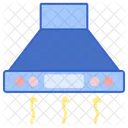 Dunstabzugshaube Kuchenabluft Abluft Symbol