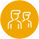 Gente Duo Equipo Icono