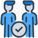 People Duo Team Icon