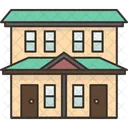 Duplex Home Villa Icon