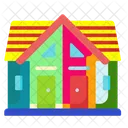 Duplex Building Home Icon