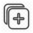 Duplicar Copiar Replicar Icono
