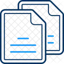 Duplicate Copy Duplicate Documents Icon