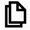 Duplicate File Document Icon