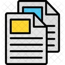 Content Management Copy Documents Icon