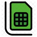 Duplo Cartao SIM Telefone Sim Icon