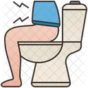 Durchfall Toilette  Symbol