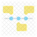 Fluss Diagramm Analyse Symbol